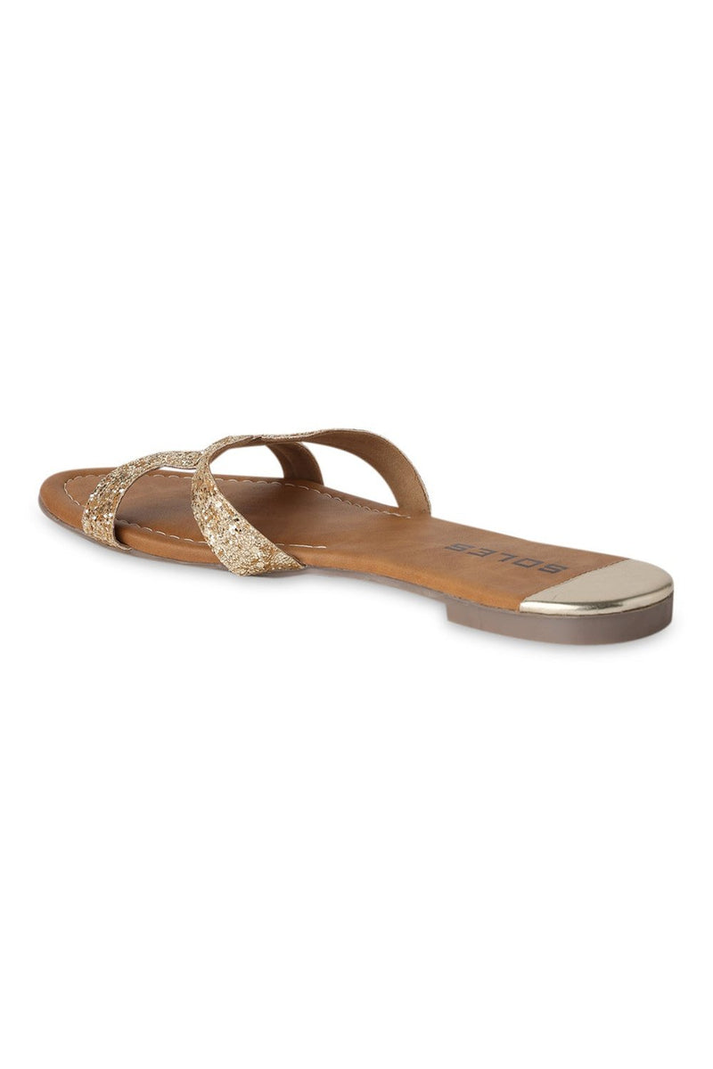 Gold sandals sale hot sale