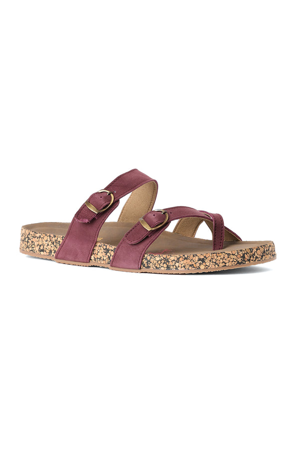 SOLES Strappy Cork Base Flats