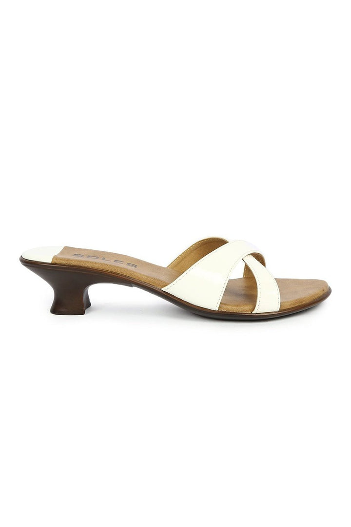 SOLES Sophisticated White Heels - Elegance in Every Step - SOLES