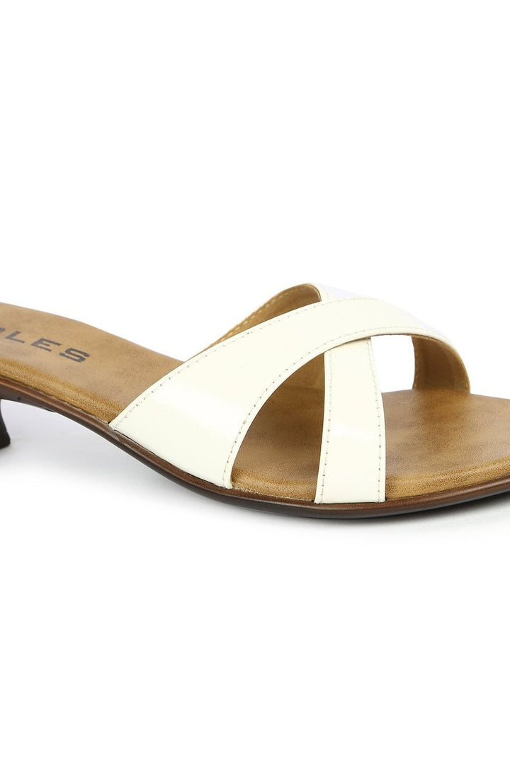 SOLES Sophisticated White Heels - Elegance in Every Step - SOLES
