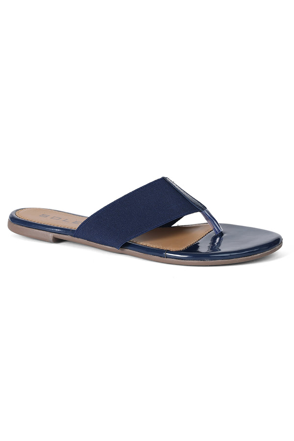 SOLES Thong Strap Slip-On Flat Sandals