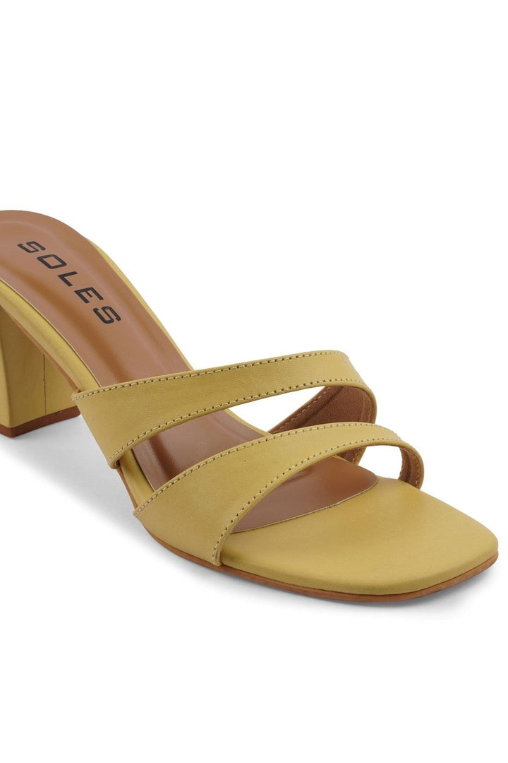 SOLES Women Yellow Heels Women Heels Women