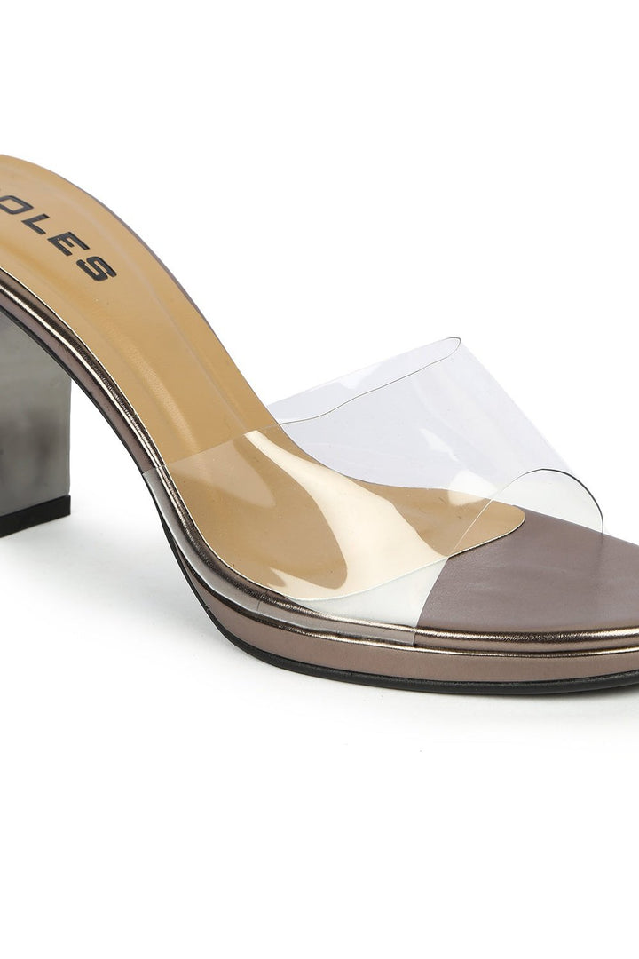 SOLES Metallic Pretty Heels For The Pretty Legs - Trendy & Feminine Footwear - SOLES