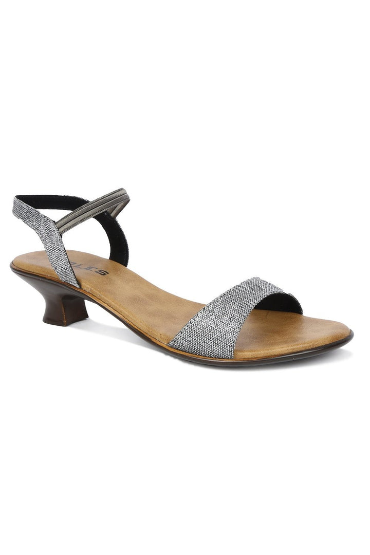 SOLES Shimmering Metallic Heels Sandals - Sparkle with Every Step - SOLES