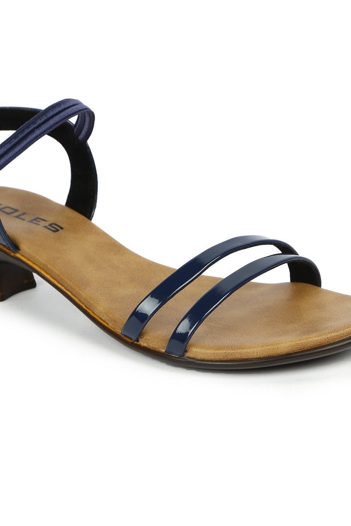 SOLES Trendy Blue Heels Sandals - Cool Elegance for Any Occasion - SOLES