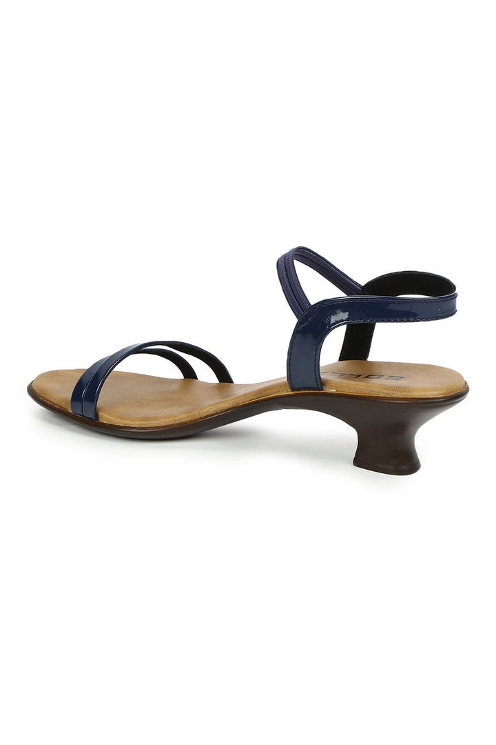 SOLES Trendy Blue Heels Sandals - Cool Elegance for Any Occasion - SOLES