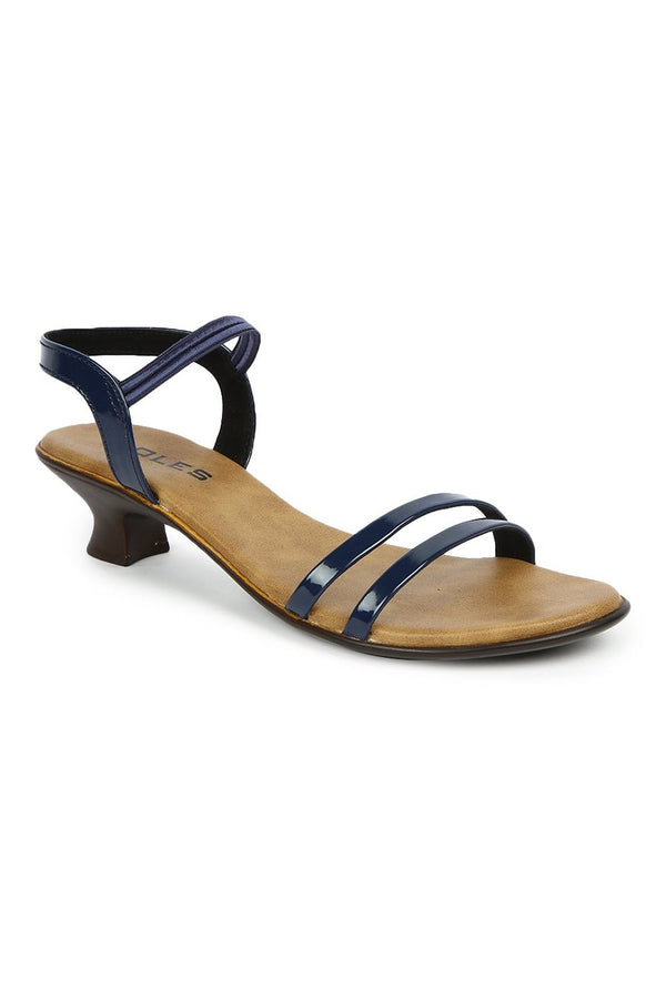 SOLES Trendy Blue Heels Sandals - Cool Elegance for Any Occasion - SOLES